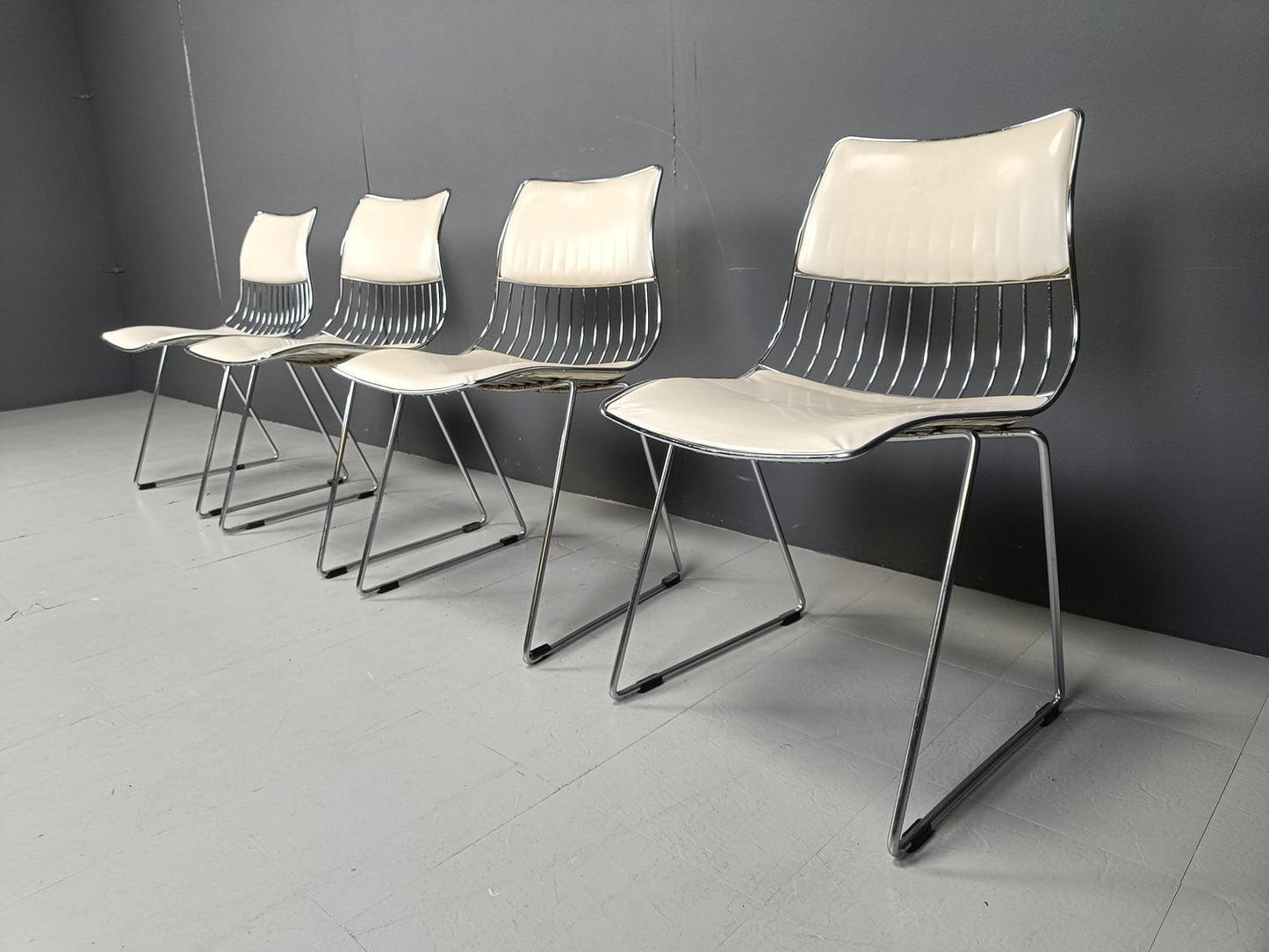 Dining Chairs attributed to Rudi Verelst for Novalux, 1970s, Set of 4