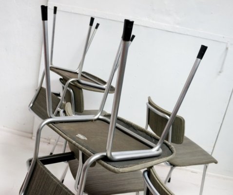 Dining Chairs by A. R. Cordemeijer for Gispen, Netherlands, 1950s, Set of 6-QFD-1364424