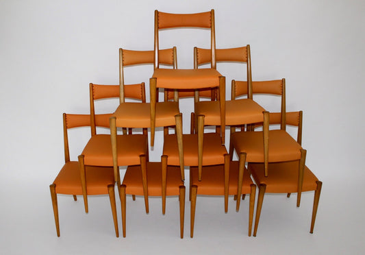 Dining Chairs by Anna Lülja Praun for Wiesner-Hager, 1953, Set of 10