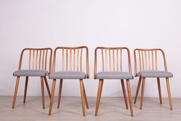 Dining Chairs by Antonín Šuman for Ton, 1960s, Set of 4-NIT-722233