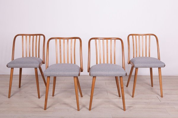 Dining Chairs by Antonín Šuman for Ton, 1960s, Set of 4-NIT-722233