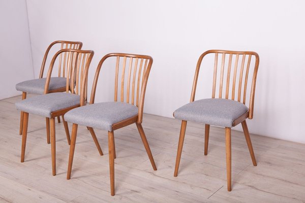 Dining Chairs by Antonín Šuman for Ton, 1960s, Set of 4-NIT-722233