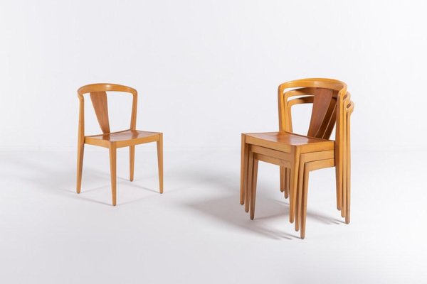 Dining Chairs by Axel Larsson for Bodafors, Set of 4, 1960s-KMC-1349220