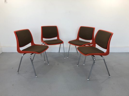 Dining Chairs by B. Winge, Norway, 1970s, Set of 4-JWH-1363890