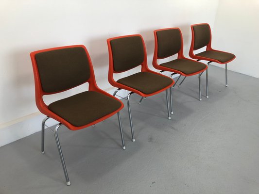 Dining Chairs by B. Winge, Norway, 1970s, Set of 4-JWH-1363890