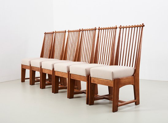 Dining Chairs by Bas Van Pelt for My Home 1930s, Set of 6-BPT-1766241