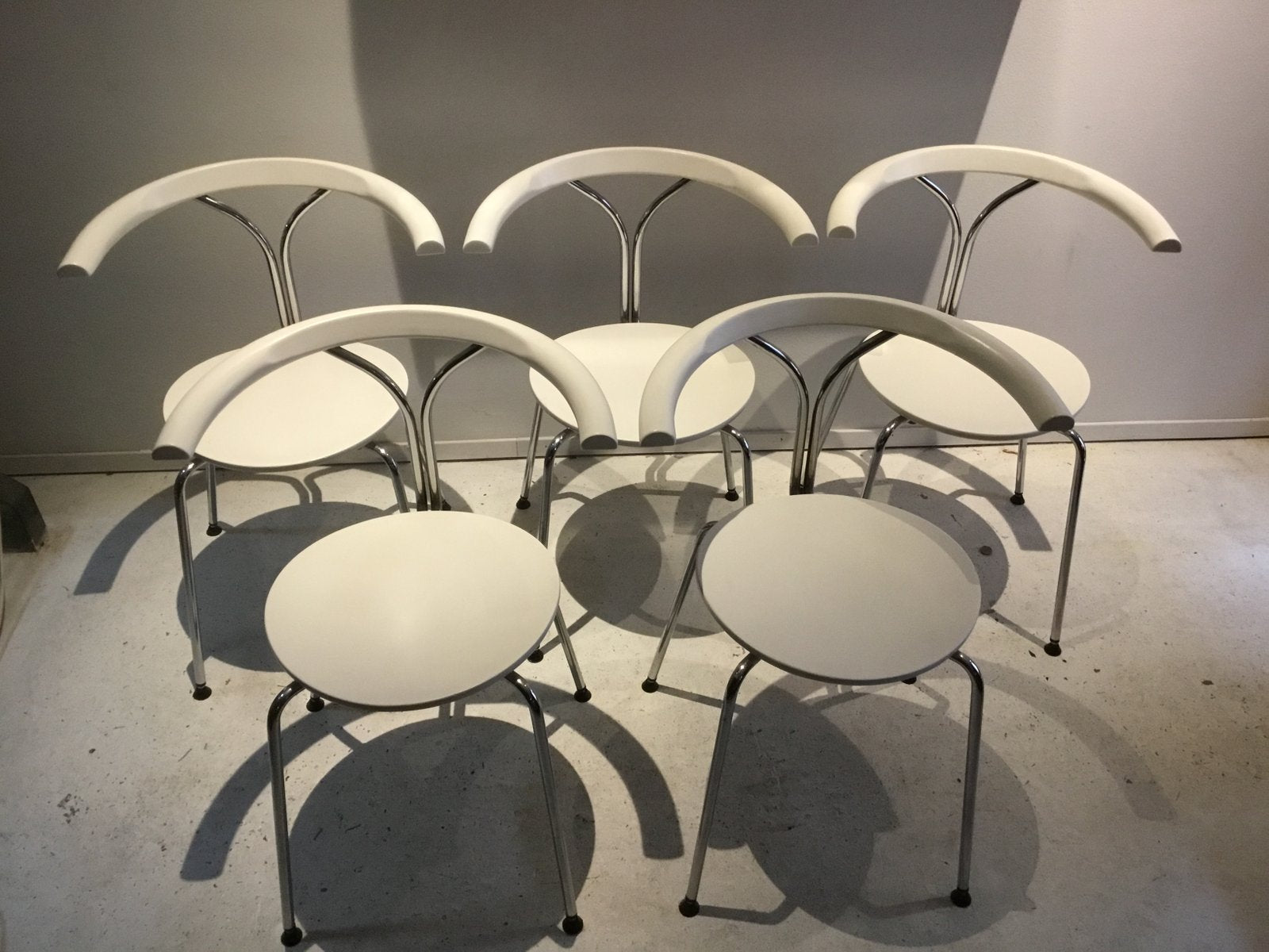 Dining Chairs by Björn Agle for Lindlöfs Interior, 1970s, Set of 5