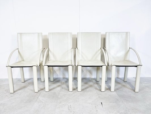 Dining Chairs by Carlo Bartoli for Matteo Grassi, 1980s, Set of 4-IRH-1186884