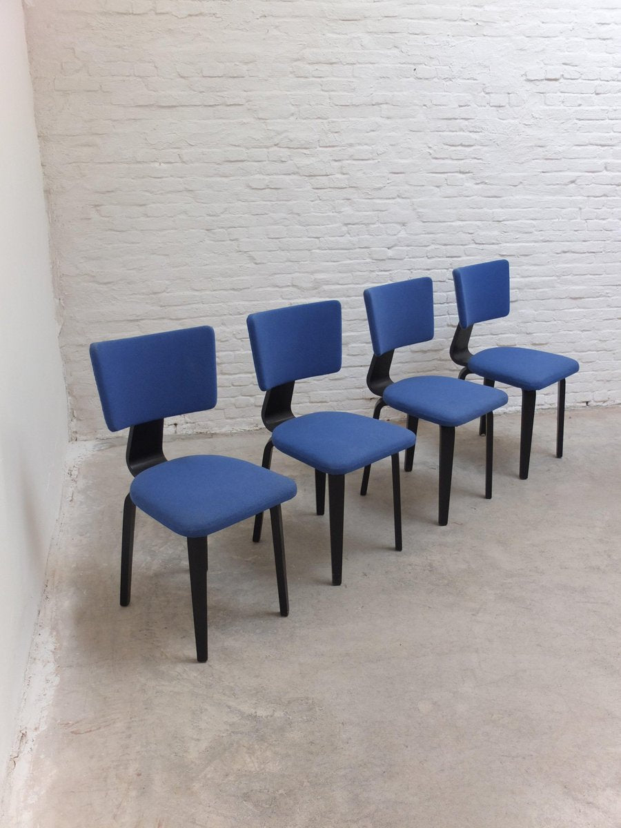 Dining Chairs by Cor Alons for C. Den Boer Gouda, 1950s, Set of 4