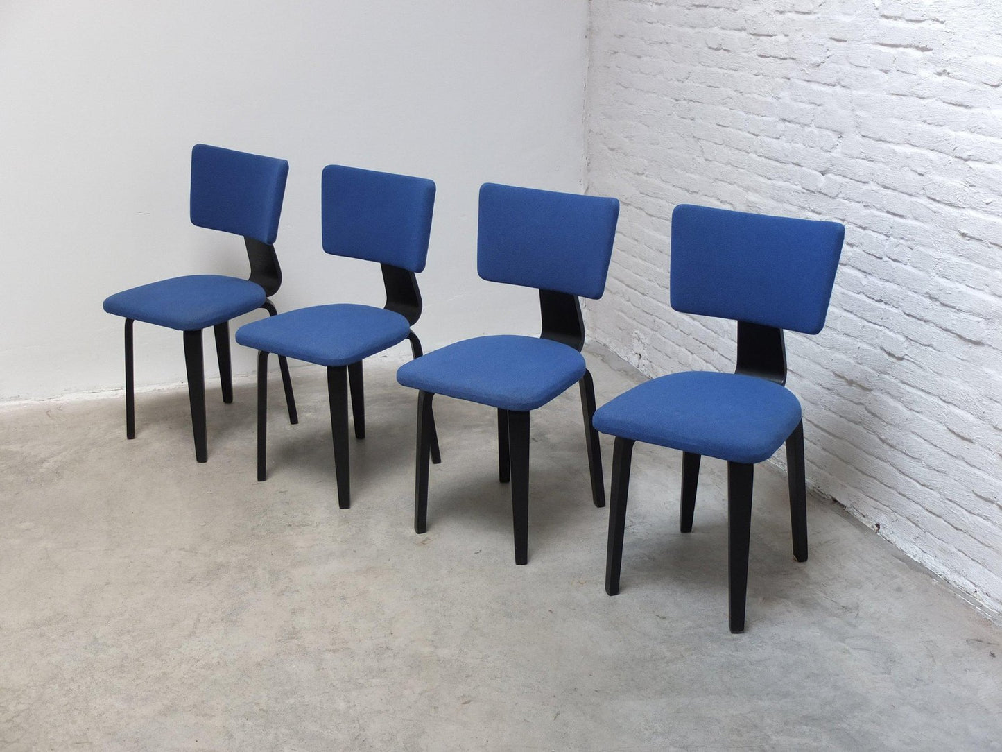 Dining Chairs by Cor Alons for C. Den Boer Gouda, 1950s, Set of 4