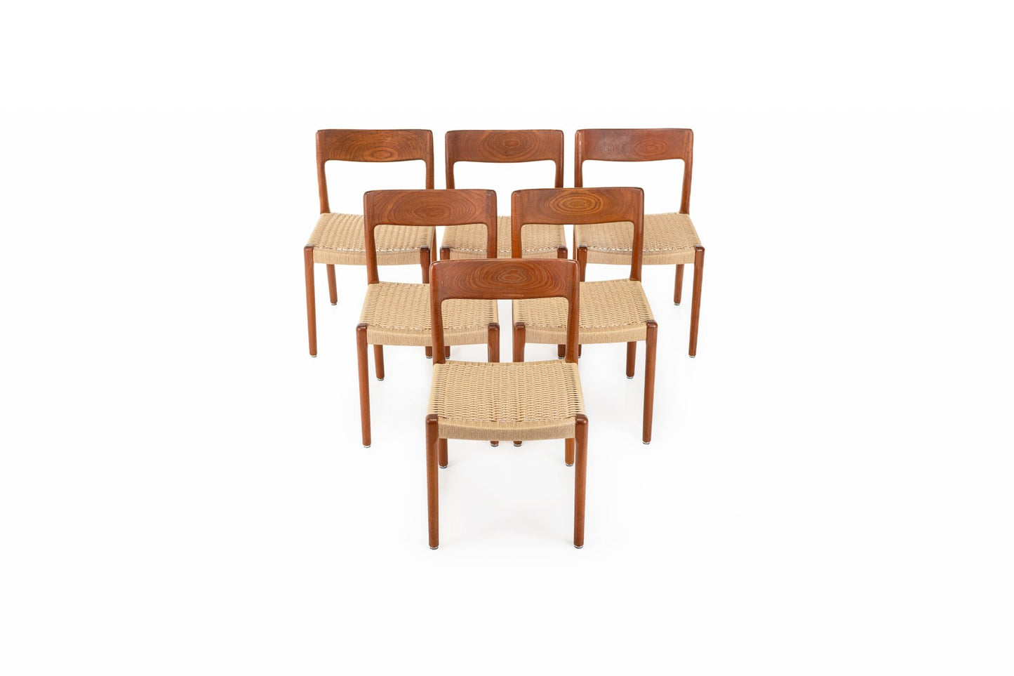 Dining Chairs by Emc Møbler, 1960s, Set of 6