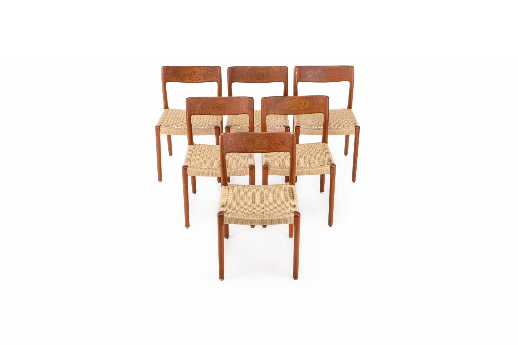 Dining Chairs by Emc Møbler, 1960s, Set of 6