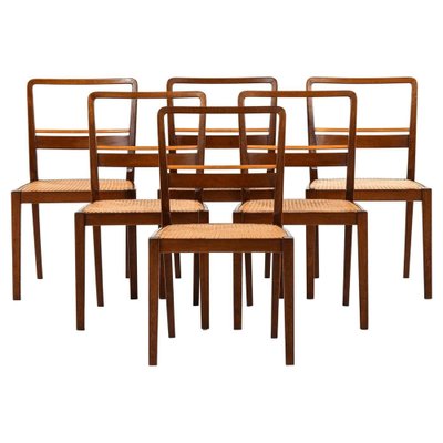 Dining Chairs by Erik Chambert, Norrköping, Set of 6-SC-1061127