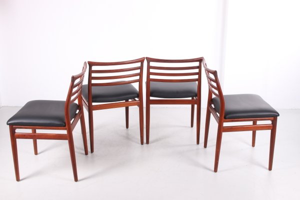 Dining Chairs by Erling Torvits for Sorø Stolefabrik, 1960s, Set of 4-EZZ-866624