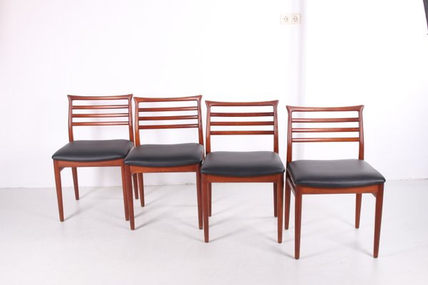 Dining Chairs by Erling Torvits for Sorø Stolefabrik, 1960s, Set of 4-EZZ-866624