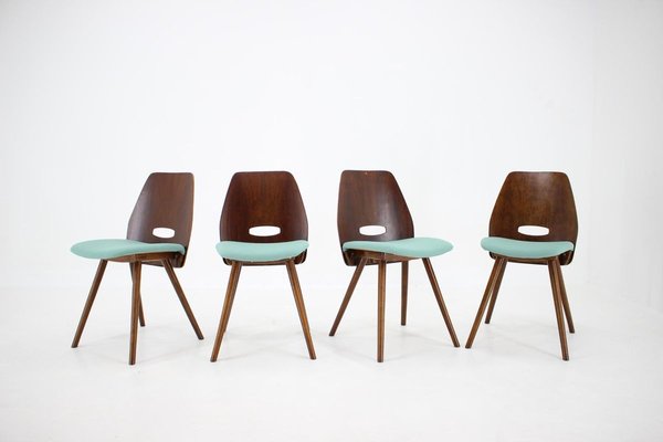 Dining Chairs by Frantisek Jirak, Czechoslovakia, 1960s, Set of 4-TZ-844105