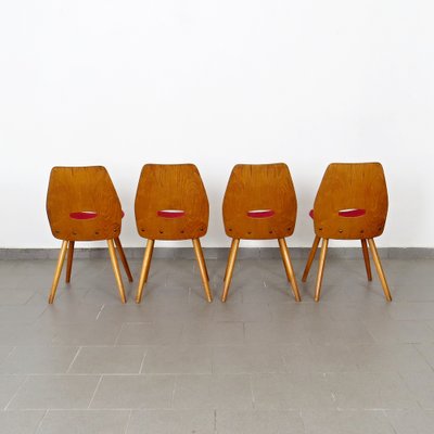 Dining Chairs by František Jirák for Tatra, 1960s, Set of 4-JUN-1565180