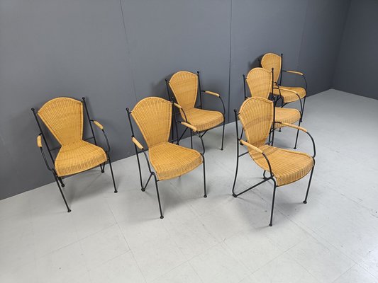 Dining Chairs by Frederick Weinberg, 1960s, Set of 6-IRH-2029015