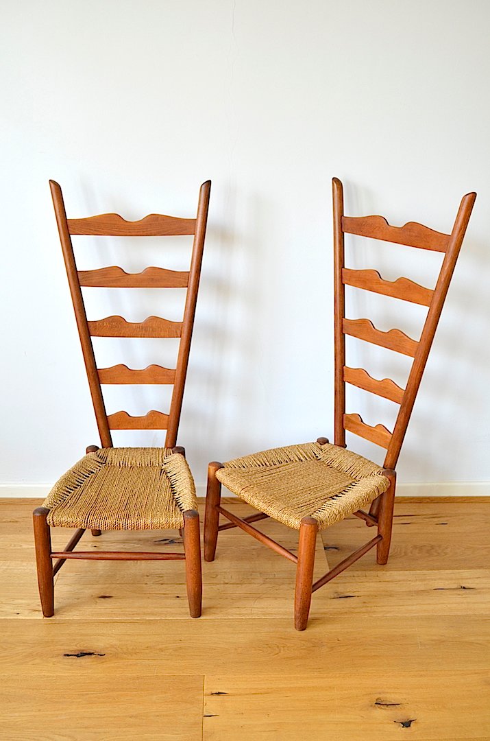 Dining Chairs by Gio Ponti for Casa E Giardino, 1939, Set of 2