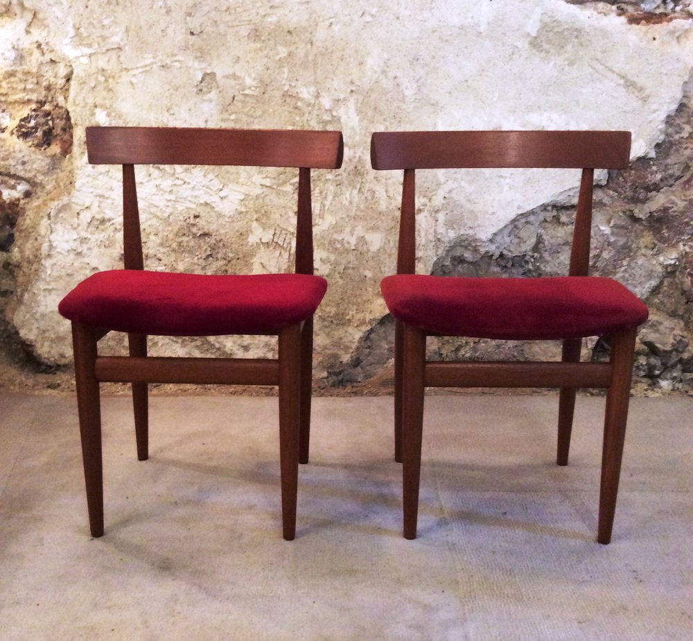 Dining Chairs by Hans Olsen for Frem Røjle, 1960s, Set of 2