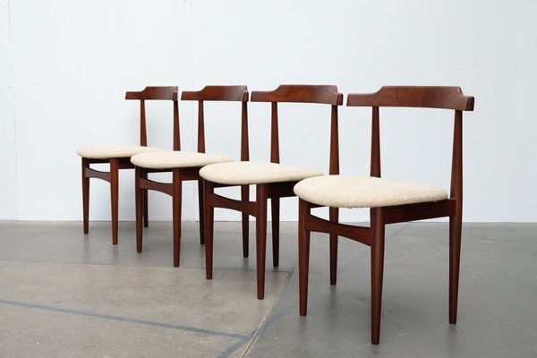 Dining Chairs by Hans Olsen for Frem Røjle, 1960s, Set of 4-ICF-774009