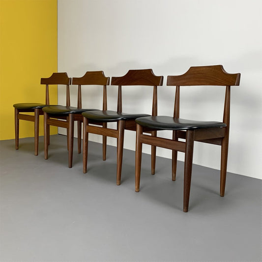 Dining Chairs by Hans Olsen for Frem Røjle, Denmark, 1960s, Set of 4