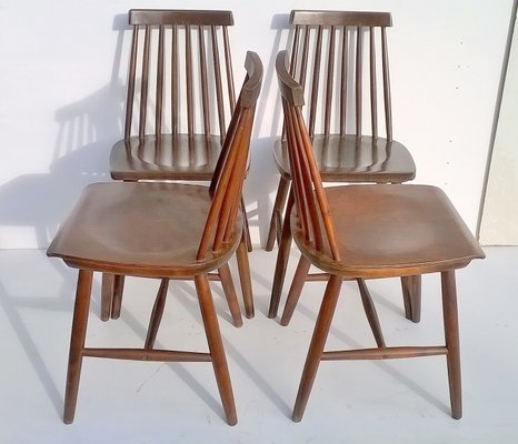 Dining Chairs by Ilmari Tapiovaara for Edsby Verken, 1960s, Set of 4-EI-353383