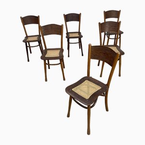 Dining Chairs by Jacob & Josef Kohn, 1910s, Set of 6-PB-1768446