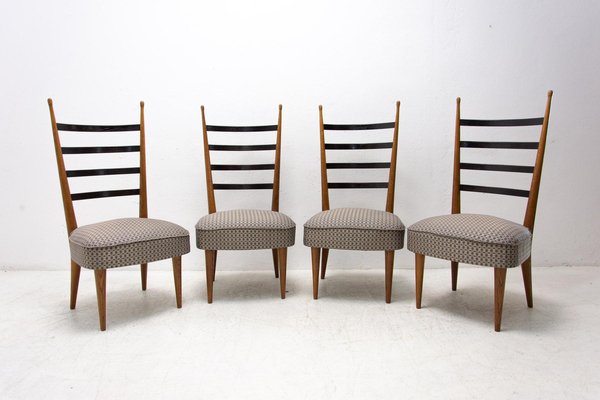 Dining Chairs by Josef Pehr, Czechoslovakia, 1940s, Set of 4-HXT-1308568