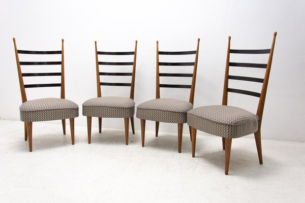 Dining Chairs by Josef Pehr, Czechoslovakia, 1940s, Set of 4-HXT-1308568