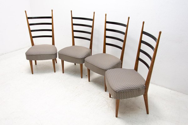 Dining Chairs by Josef Pehr, Czechoslovakia, 1940s, Set of 4-HXT-1308568