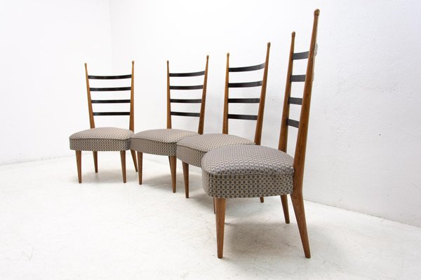 Dining Chairs by Josef Pehr, Czechoslovakia, 1940s, Set of 4-HXT-1308568