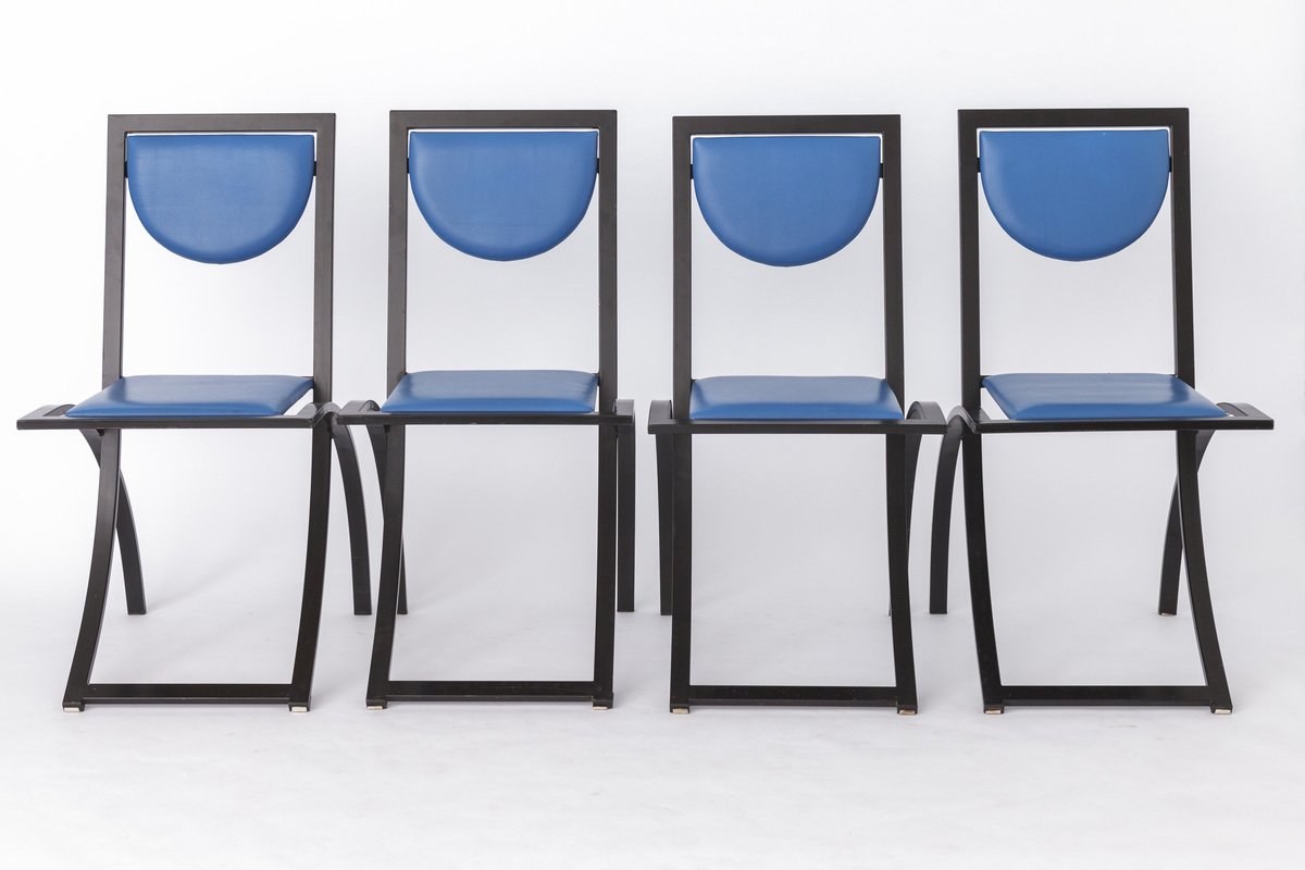 Dining Chairs by Karl Friedrich Förster for KFF Germany, 1980s, Set of 4