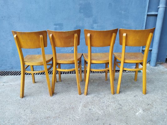 Dining Chairs by Michael Thonet for Thonet, 1950s, Set of 4-EAD-604178