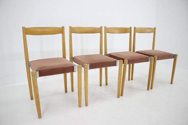 Dining Chairs by Miroslav Navratil, 1970s, Set of 4-TZ-602122