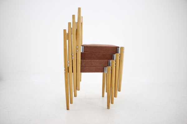 Dining Chairs by Miroslav Navratil, 1970s, Set of 4-TZ-602122