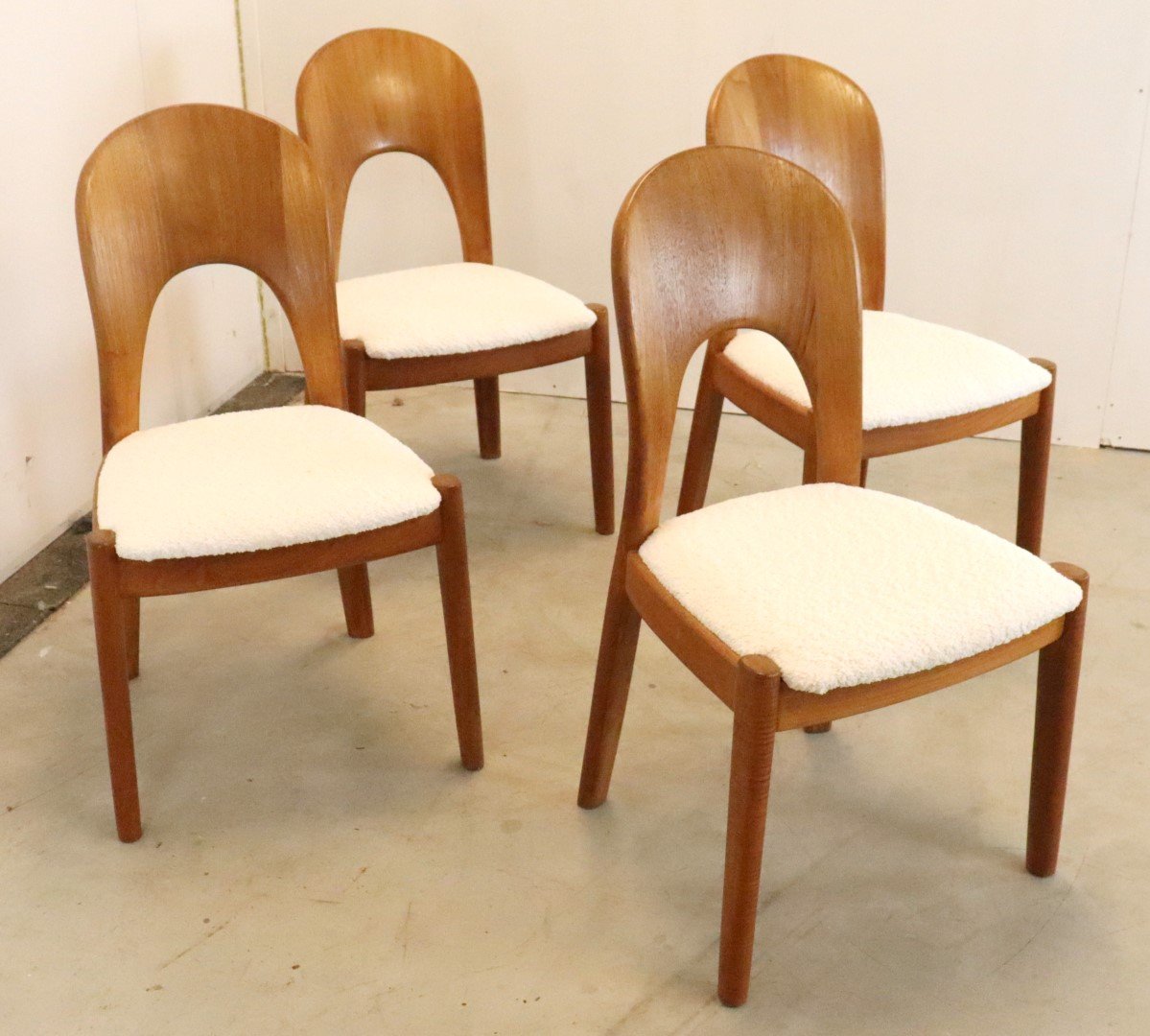 Dining Chairs by Niels Koefoed for Koefoeds Hornslet, Set of 4