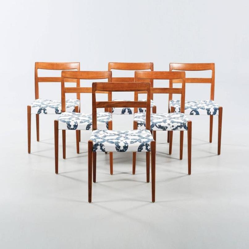 Dining Chairs by Nils Jonsson for Troeds, 1960s, Set of 6