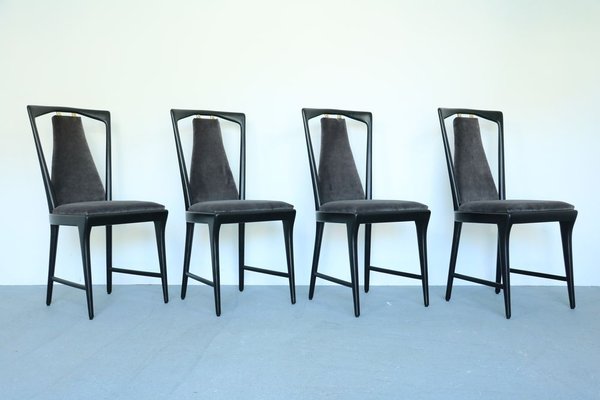 Dining Chairs by Osvaldo Borsani for Atelier Borsani Varedo, 1940s, Set of 4-SXX-693031