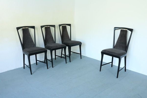 Dining Chairs by Osvaldo Borsani for Atelier Borsani Varedo, 1940s, Set of 4-SXX-693031