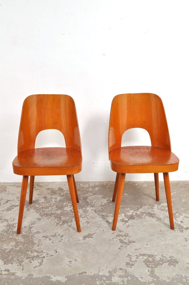 Dining Chairs by Oswald Haerdtl, 1950s, Set of 2