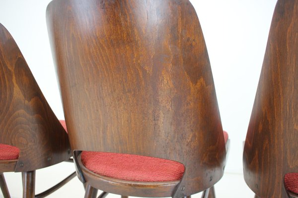 Dining Chairs by Oswald Haerdtl from Thonet, Czechoslovakia, 1960s, Set of 4-TZ-1431427