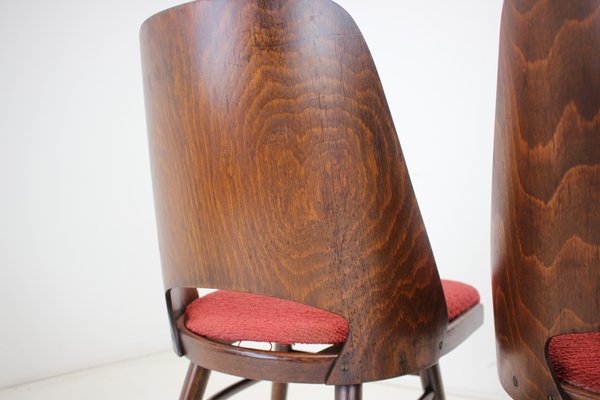 Dining Chairs by Oswald Haerdtl from Thonet, Czechoslovakia, 1960s, Set of 4-TZ-1431427