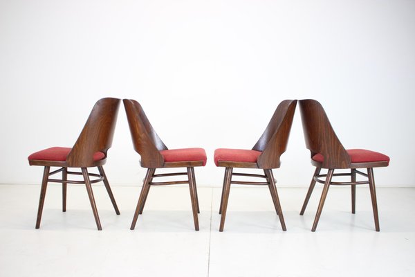 Dining Chairs by Oswald Haerdtl from Thonet, Czechoslovakia, 1960s, Set of 4-TZ-1431427