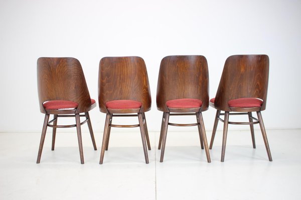 Dining Chairs by Oswald Haerdtl from Thonet, Czechoslovakia, 1960s, Set of 4-TZ-1431427