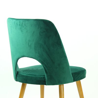 Dining Chairs by Oswald Haerdtl in Velvet for Ton, Czechoslovakia, 1950s, Set of 4-UL-1095819