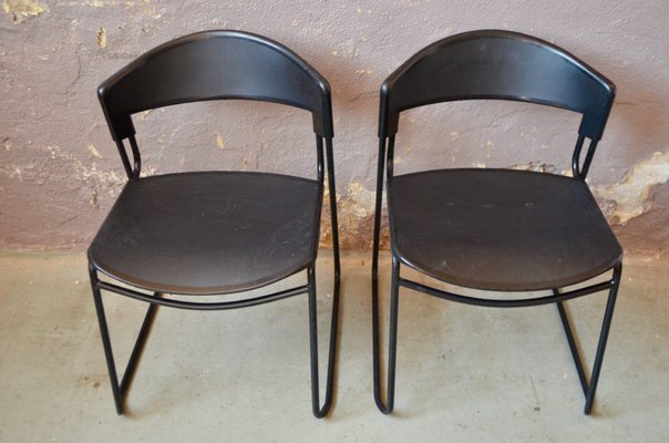 Dining Chairs by Paolo Favaretto for Airborne, 1980s, Set of 2-AIU-1445240