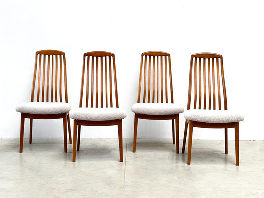 Dining Chairs by Preben Shou, Denmark, Set of 4