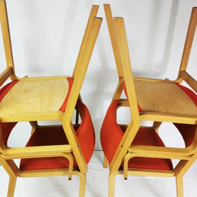 Dining Chairs by R. Thygesen & J. Sorensen for Magnus Olsen, Denmark, 1970s, Set of 4-ZTG-1294986