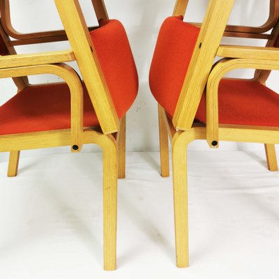 Dining Chairs by R. Thygesen & J. Sorensen for Magnus Olsen, Denmark, 1970s, Set of 4-ZTG-1294986